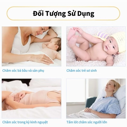 Tấm đệm lót thay tã cho người già size to miếng lót y tế thấm hút chống tràn dùng 1 lần