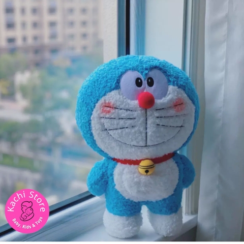 Doraemon nhồi bông mềm mịn dáng đứng 40cm siêu dễ thương