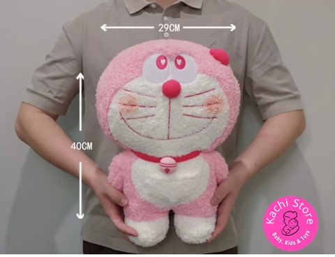 Doraemon nhồi bông mềm mịn dáng đứng 40cm siêu dễ thương