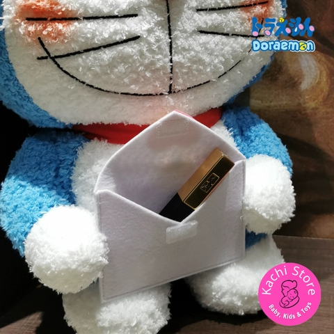 Doraemon cầm bao thư nhồi bông mềm mịn 40cm siêu dễ thương