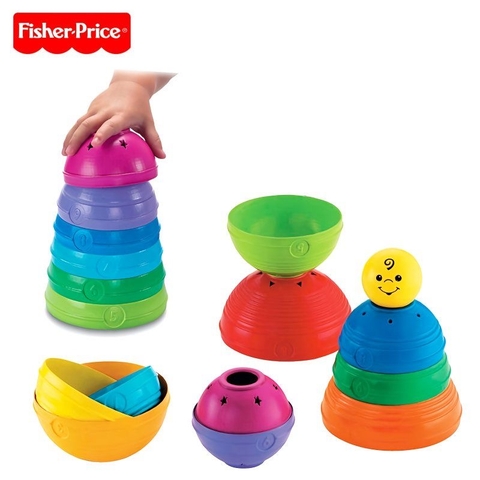Order - Fisher Price Đồ chơi xếp chồng cốc cầu vồng K7166