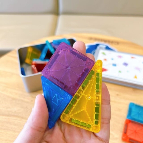 [order] Bộ xếp hình nam châm 56 chi tiết (kèm hộp đựng)