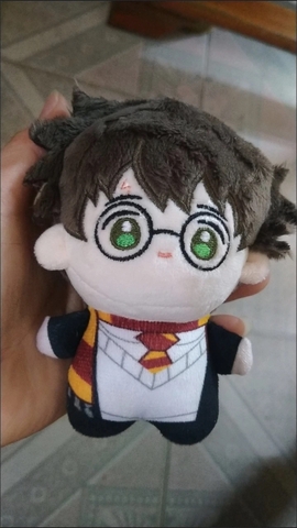 Harry Potter 10cm búp bê nhồi bông mini dễ thương, đồ chơi nhồi bông thế giới phù thuỷ