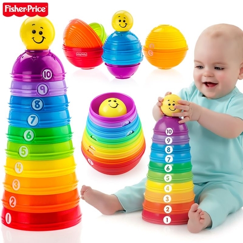 Order - Fisher Price Đồ chơi xếp chồng cốc cầu vồng K7166