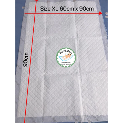 Deeyeo Tấm lót thay tã chống thấm 60x90cm cho bé, tấm lót sản dịch cho mẹ sau sinh, lót giường người già