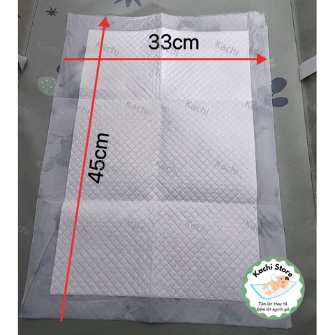 Tấm lót thay tã chống thấm cho bé sơ sinh Lindamami mỏng vừa dùng 1 lần