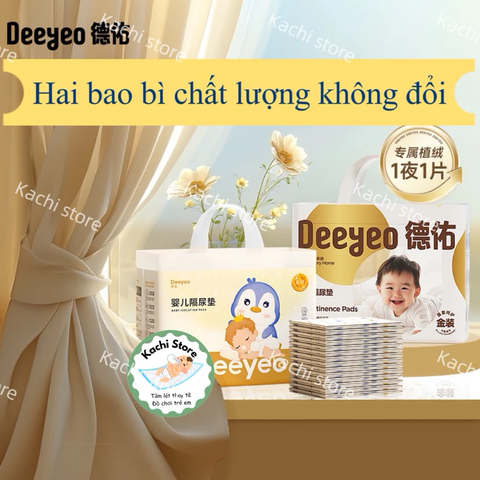 20 miếng - Deeyeo Miếng lót thay tã bỉm chống thấm dùng 1 lần cho bé sơ sinh