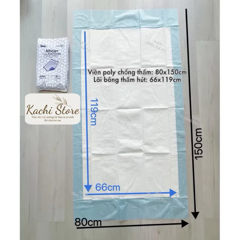 Tấm đệm lót thay tã cho người già size to miếng lót y tế thấm hút chống tràn dùng 1 lần