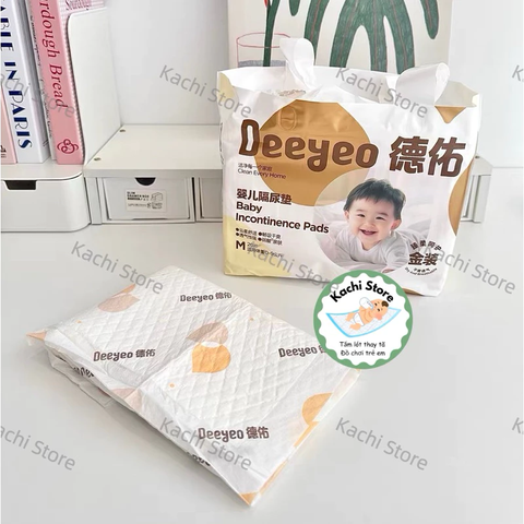 20 miếng - Deeyeo Miếng lót thay tã bỉm chống thấm dùng 1 lần cho bé sơ sinh