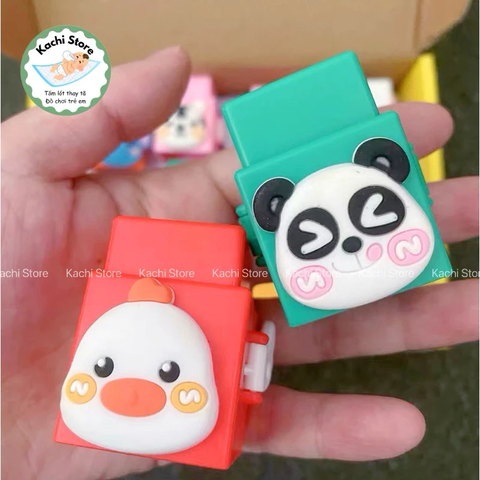 hộp đồ chơi khối xếp chồng jenga, 12 khối nhấn vui nhộn cho bé, đồ chơi tương tác