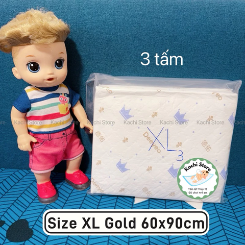 Deeyeo miếng lẻ - Tấm lót thay tã bỉm cho em bé dùng 1 lần chống thấm chống tràn