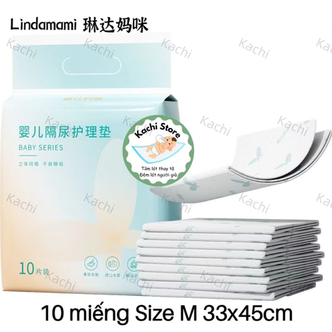 Deeyeo miếng lẻ - Tấm lót thay tã bỉm cho em bé dùng 1 lần chống thấm chống tràn