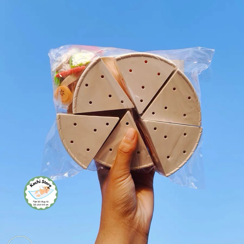 Bộ Đồ Chơi Cắt Bánh Kem Sinh Nhật 43 Món Có Nhạc Và Đèn, đồ chơi giả vờ, đồ chơi nhập vai gia đình cho bé