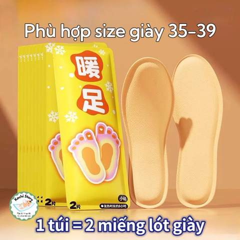 1 Đôi Lót Giày Sưởi Ấm Giữ Nhiệt WECAN tự sưởi ấm bàn chân