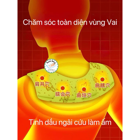 Miếng dán siêu lớn làm ấm giảm đau VAI Tinh Dầu Ngải Cứu WECAN