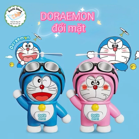 Đồ chơi móc khoá DORAEMON đổi mặt 3 biểu cảm dễ thương