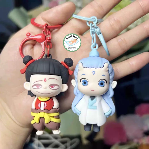 Móc Khóa 3D NATRA NGAO BÍNH siêu dễ thương, móc khoá silicon 3D phụ kiện treo balo, túi xách, điện thoại