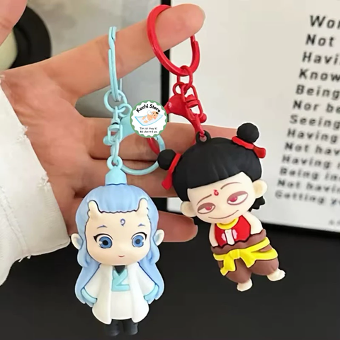 Móc Khóa 3D NATRA NGAO BÍNH siêu dễ thương, móc khoá silicon 3D phụ kiện treo balo, túi xách, điện thoại