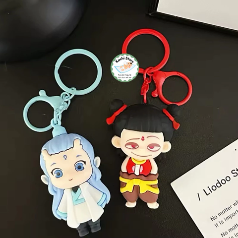 Móc Khóa 3D NATRA NGAO BÍNH siêu dễ thương, móc khoá silicon 3D phụ kiện treo balo, túi xách, điện thoại