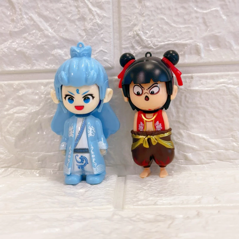 Natra Ngao Bính móc khoá Thay Đổi 4 Khuôn Mặt Đồ Chơi Vô Tri