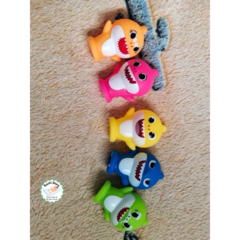 Bộ 5 con rối ngón tay BABY SHARK Đồ chơi gia đình tương tác giáo dục sớm