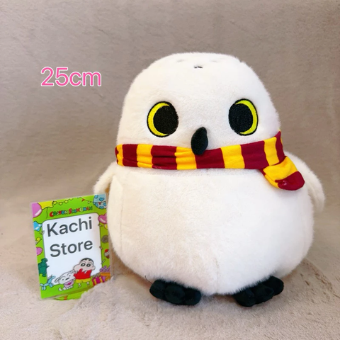 Đồ chơi nhồi bông Cú Tuyết Hedwig quàng khăn, Cú nhồi bông, quà tặng dễ thương