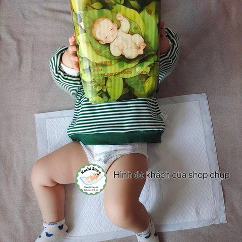 Deeyeo Tấm lót nước tiểu, miếng lót thay bỉm tã cho bé dùng 1 lần