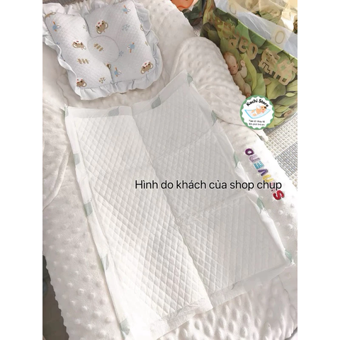 Deeyeo Tấm lót nước tiểu, miếng lót thay bỉm tã cho bé dùng 1 lần
