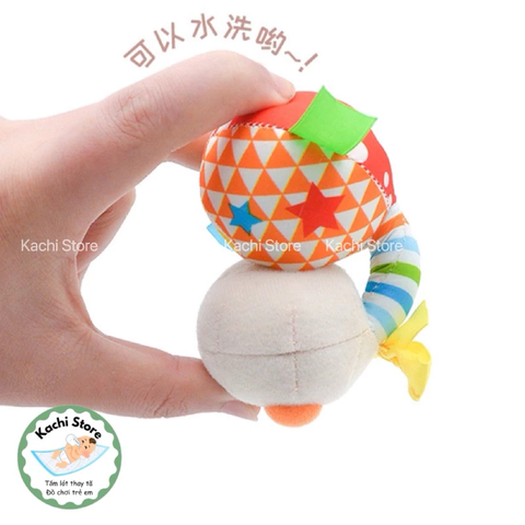 Đồ chơi lục lạc cầm tay Anpanman bằng vải bông cho bé, đồ chơi giáo dục