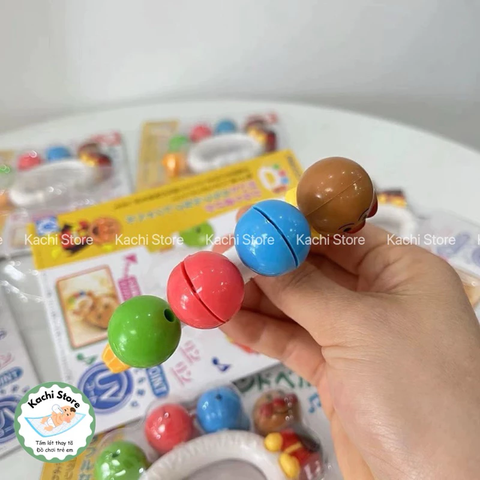 Đồ chơi lục lạc cầm tay Anpanman ngôi sao cho bé sơ sinh, trẻ em, đồ chơi nhạc cụ cầm tay