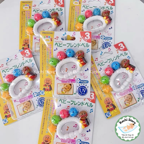 Đồ chơi lục lạc cầm tay Anpanman ngôi sao cho bé sơ sinh, trẻ em, đồ chơi nhạc cụ cầm tay