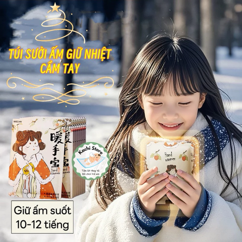 WECAN Túi sưởi ấm giữ nhiệt tinh chất thảo dược, túi sưởi cầm tay dùng 1 lần