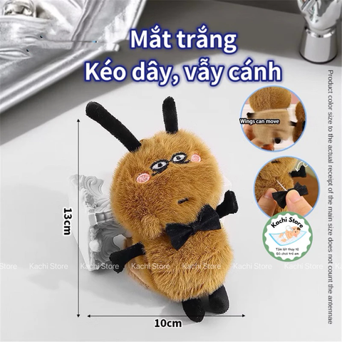 Móc khoá đồ chơi nhồi bông GIÁN TIỂU CƯỜNG VẪY CÁNH