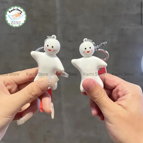 Móc khoá tình nhân Valentin nam châm hút nhau, móc khoá cặp đôi dễ thương