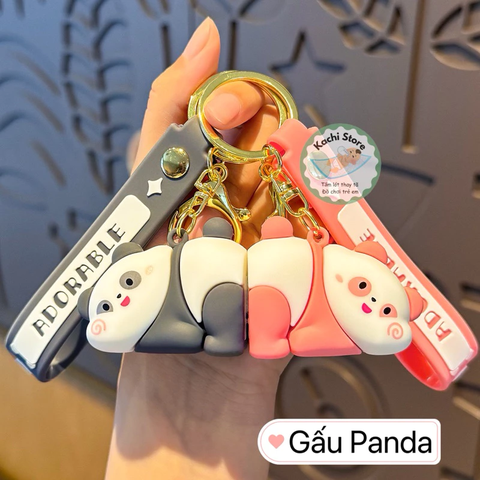 Móc khoá tình nhân Valentin nam châm hút nhau, móc khoá cặp đôi dễ thương