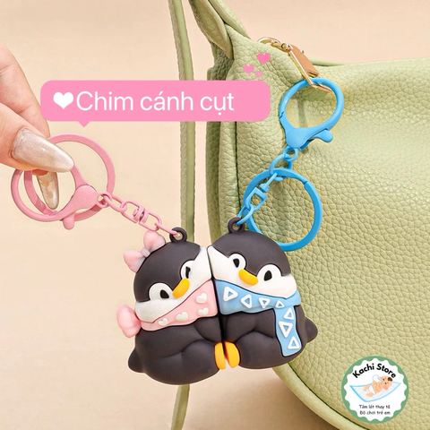 Móc khoá tình nhân Valentin nam châm hút nhau, móc khoá cặp đôi dễ thương