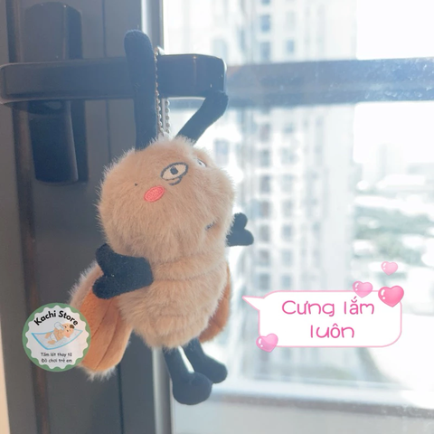 Tiểu Cường mini nhồi bông vui nhộn, gián nhồi bông dễ thương