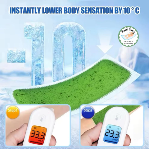 Miếng Dán Lạnh Làm Mát Thảo Dược WECAN Làm Mát Mùa Hè Chống Nóng Hạ Sốt