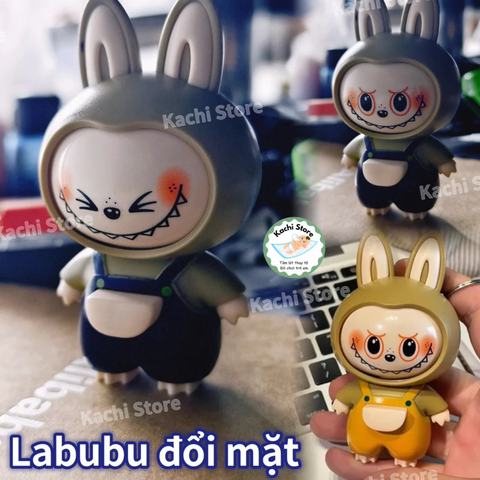 Móc khóa đồ chơi LABUBU đổi mặt biến hình biểu cảm đáng yêu vui nhộn dễ thương