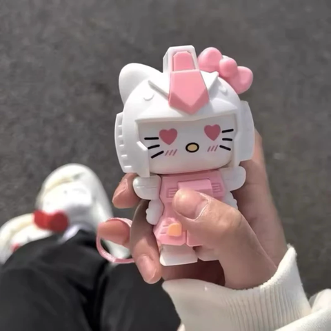 Đồ chơi móc khoá mèo Hello Kitty đổi mặt dễ thương, búp bê thay đổi khuôn mặt