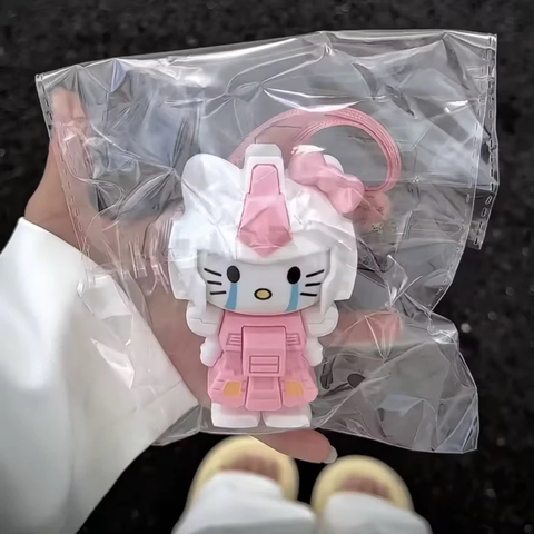 Đồ chơi móc khoá mèo Hello Kitty đổi mặt dễ thương, búp bê thay đổi khuôn mặt