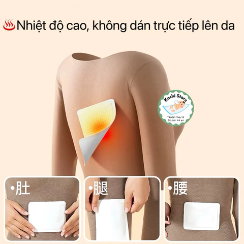 Miếng dán WECAN giữ nhiệt đa năng làm ấm cơ thể, chườm nóng thảo dược, chống lạnh chống rét