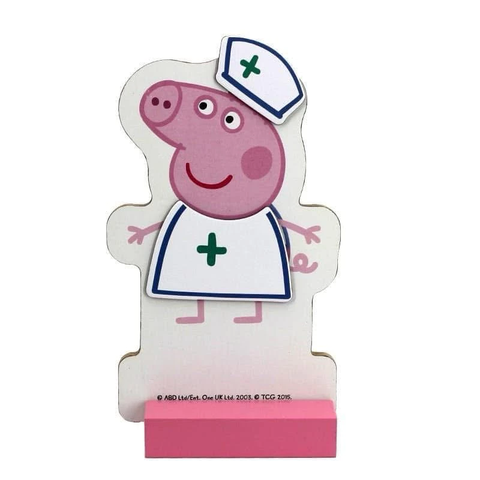 Đồ chơi ghép hình nam châm thay trang phục cho Heo Peppa hộp gỗ 25 chi tiết nam châm