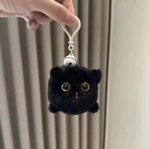 Móc khóa Mèo bông dây cót xoay đuôi dễ thương