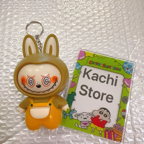 Móc khóa đồ chơi LABUBU đổi mặt biến hình biểu cảm đáng yêu vui nhộn dễ thương