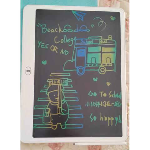 16inch Bảng Vẽ LCD Tự Xóa Điện Tử Đa Sắc Thông Minh Cho Bé, Bảng Onshine Màn Hình LCD