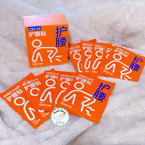 10 miếng dán EO THẮT LƯNG WECAN làm ấm giảm đau thắt lưng, eo tinh chất thảo dược