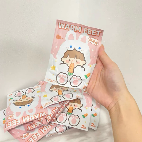 1 đôi - miếng dán giữ ấm lòng bàn chân, giữ nhiệt sưởi ấm Wecan tinh chất thảo dược
