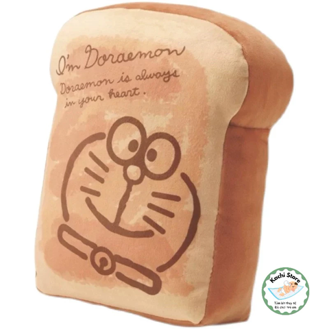 Gối nhồi bông Bánh Mì trí Nhớ của DORAEMON Gối Sofa trang trí, gối tựa lưng dễ thương