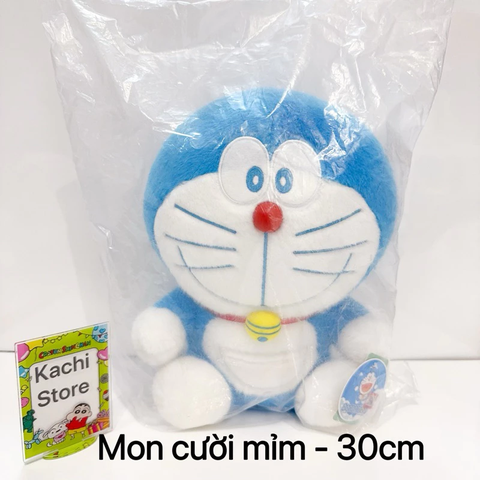 Gấu bông Doraemon Doremon lông mềm mịn (dáng ngồi) xinh xắn dễ thương